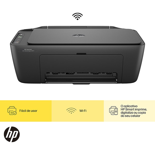 Impressora Multifuncional Jato de Tinta Deskjet Ink Advantage 2874 6W7G2A, Colorida, Wi-fi, Conexão USB, Bivolt, HP - CX 1 UN