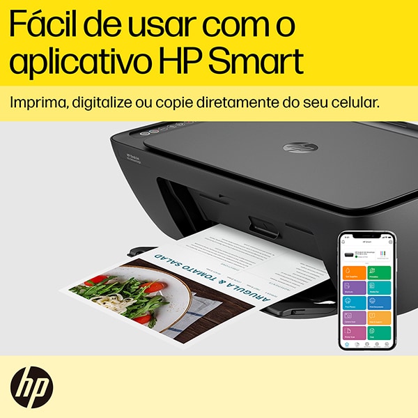 Impressora Multifuncional Jato de Tinta Deskjet Ink Advantage 2874 6W7G2A, Colorida, Wi-fi, Conexão USB, Bivolt, HP - CX 1 UN