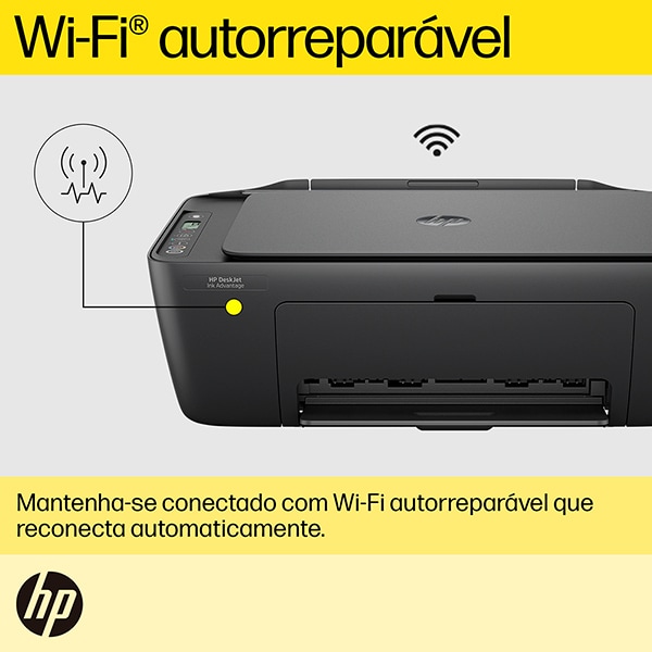 Impressora Multifuncional Jato de Tinta Deskjet Ink Advantage 2874 6W7G2A, Colorida, Wi-fi, Conexão USB, Bivolt, HP - CX 1 UN