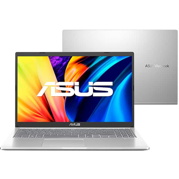 Notebook Asus Vivobook X1500EA, Processador Intel Pentium Gold 7505, 4GB de Memória, Armazenamento 128GB SSD, Windows 11 Home, Prata, Tela de 15,6", EJ4239WS, Asus - CX 1 UN