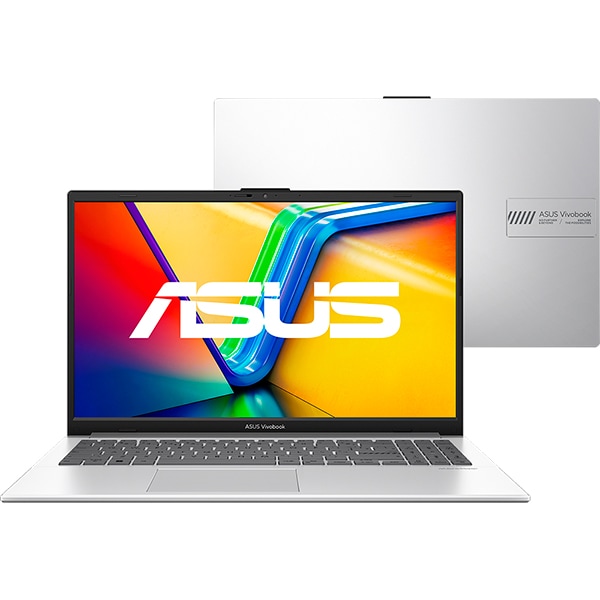 Notebook Asus Vivobook Go 15, Intel Core I3, 8GB de Memória, Armazenamento 512GB SSD, Windows 11 Home, Prata, Tela de 15,6", E1504GA-NJ435W CX 1 UN