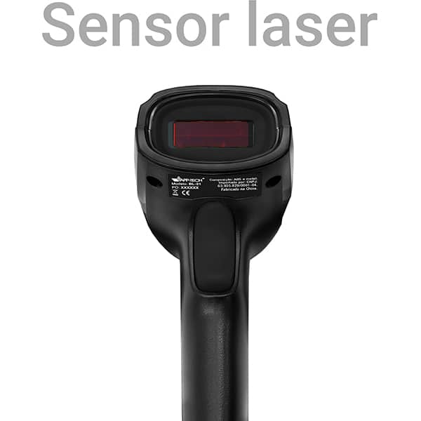 Leitor de código de barras Laser BL-21 APP-TECH CX 1 UN Leitor de código de barras Laser BL-21 APP-TECH CX 1 UN