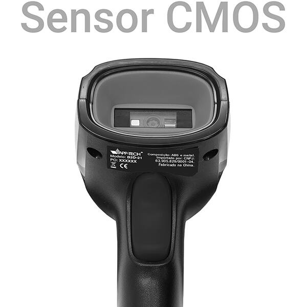 Leitor de código de barras CMOS, USB, Para Danfe e Códigos 1D e 2D, B2D-21, App-Tech - CX 1 UN