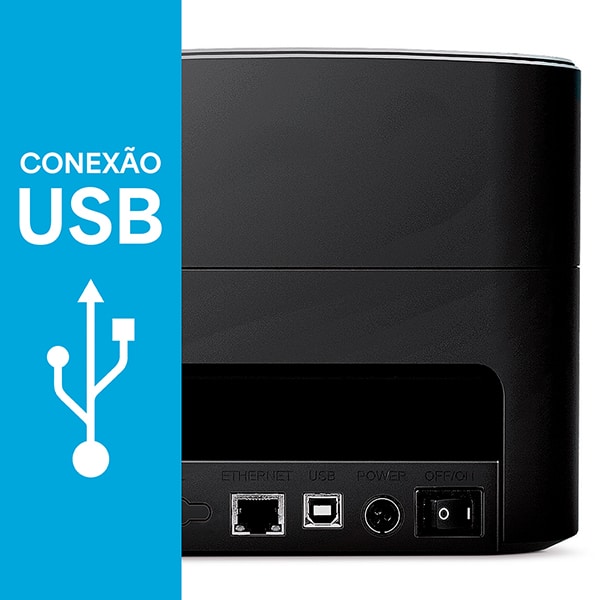 Impressora de etiqueta térmica Ethernet / USB, Bivolt, Monocromática, Térmica Direta, Imprime sem Ribbon, impressão em etiquetas de Papel térmico, XP-421B App-tech CX 1 UN