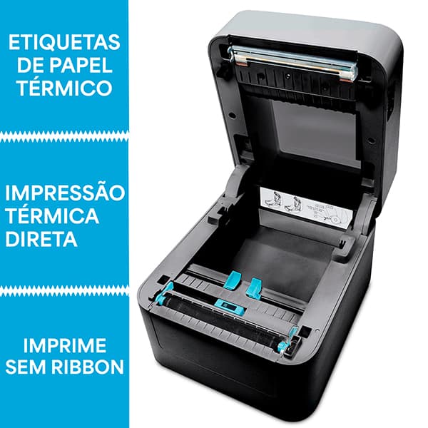 Impressora de etiqueta térmica Ethernet / USB, Bivolt, Monocromática, Térmica Direta, Imprime sem Ribbon, impressão em etiquetas de Papel térmico, XP-421B App-tech CX 1 UN