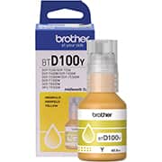 Garrafa de tinta Brother para recarga de equipamento Inkjet, Amarelo, BTD100Y - CX 1 UN