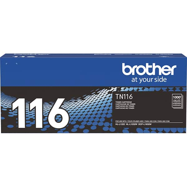 Cartucho toner para Brother, Preto, TN116BR, Brother - CX 1 UN