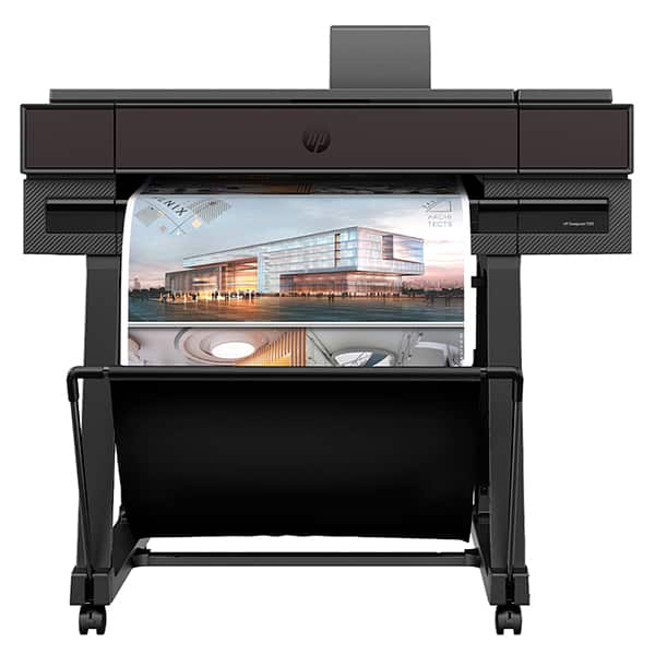 Impressora plotter 24" Designjet T870, Colorida, Wi-fi, Conexão Ethernet, Bivolt, AM0X9A , HP - CX 1 UN