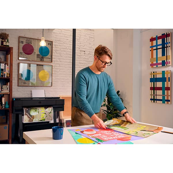 Impressora plotter 24" Designjet T870, Colorida, Wi-fi, Conexão Ethernet, Bivolt, AM0X9A , HP - CX 1 UN