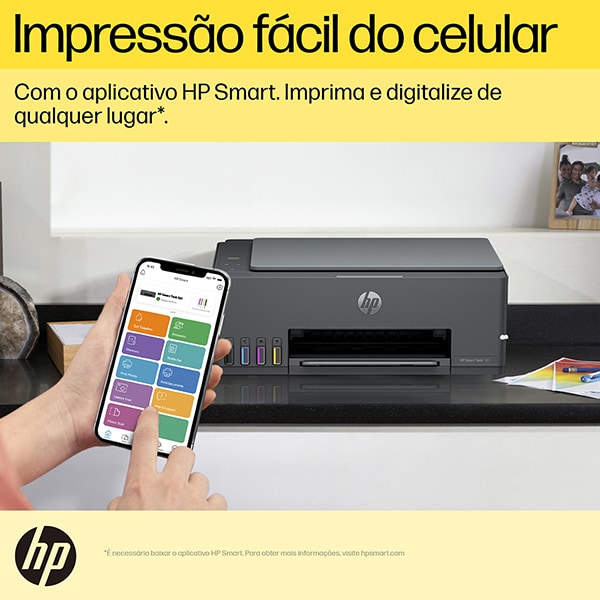 Impressora Multifuncional HP Smart Tank 581 Tanque de Tinta (4A8D5A), Colorida, Wi-Fi, Conexão USB, Bivolt, 4A8D5A, HP - CX 1 UN