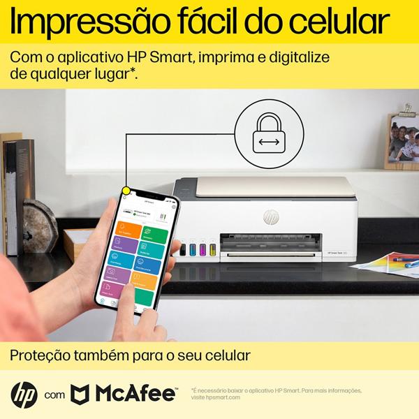 Impressora Multifuncional HP Smart Tank 583 Tanque de Tinta (4A8D8A), Colorida, Wi-Fi, Conexão USB, Bivolt, 4A8D8A , HP - CX 1 UN