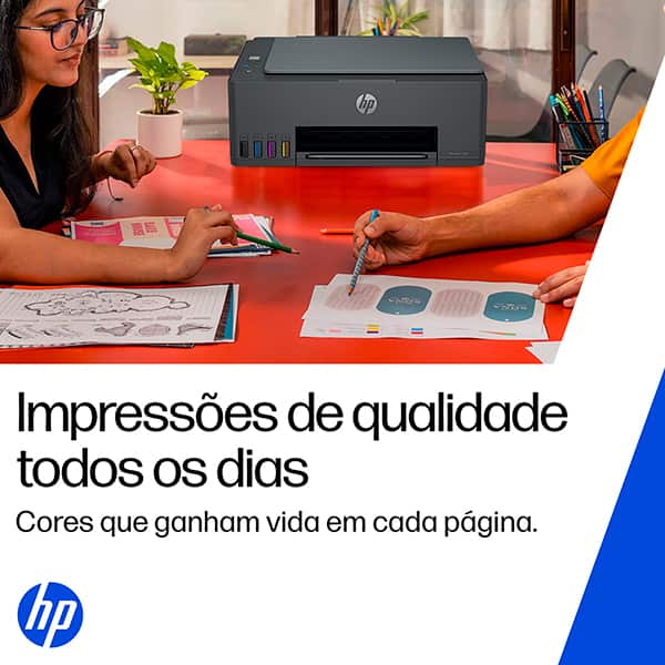 Impressora Multifuncional HP Smart Tank 589 Tanque de Tinta (5D1A8A), Colorida, Wi-Fi, Conexão USB, Bivolt, 5D1A8A , HP - CX 1 UN