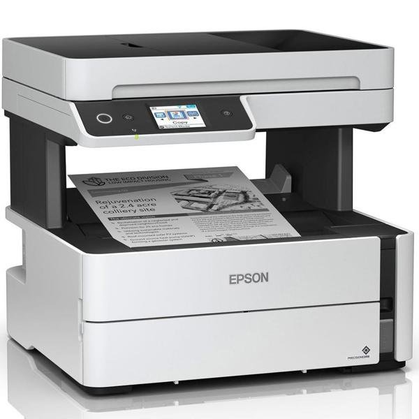 Impressora Multifuncional tanque de tinta Ecotank M3170, Monocromática, Impressão Duplex, Wi-fi, Conexão Ethernet, Conexão USB, Função Fax, Bivolt - Epson CX 1 UN