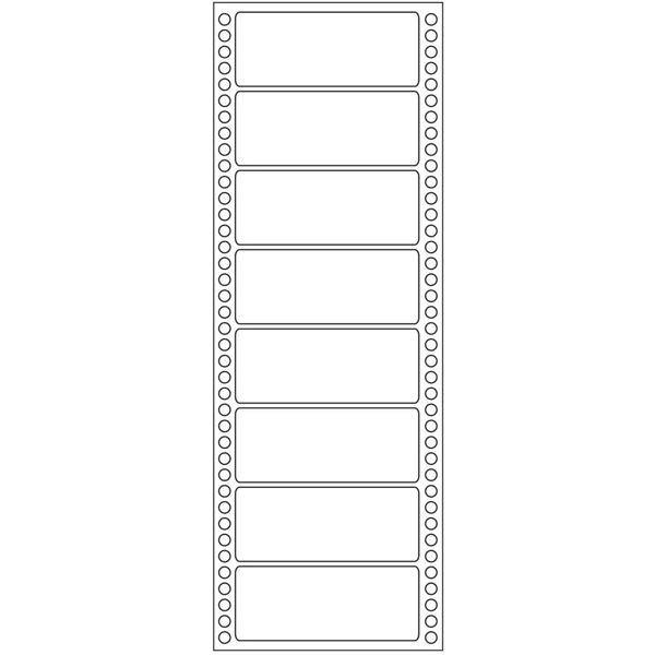 Etiqueta para Impressora Matricial 1 carreira 89x36 pima-tab Pimaco CX 4000 UN