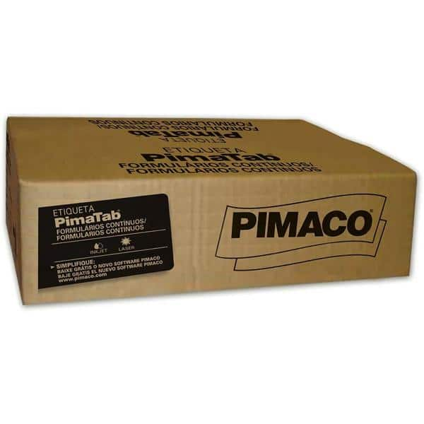 Etiqueta para Impressora Matricial 1 carreira 107x36 pima-tab Pimaco CX 4000 UN