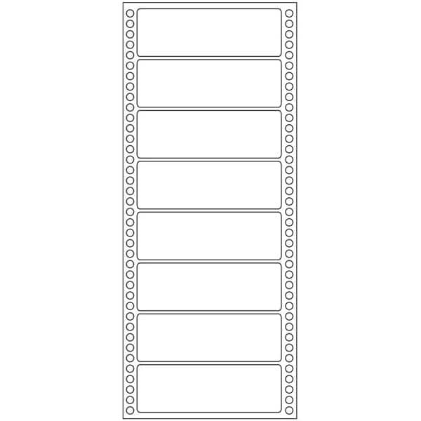 Etiqueta para Impressora Matricial 1 carreira 107x36 pima-tab Pimaco CX 4000 UN