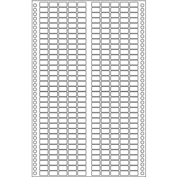 Etiqueta para Impressora Matricial 5 carreiras 26x15 pima-tab Pimaco CX 45000 UN