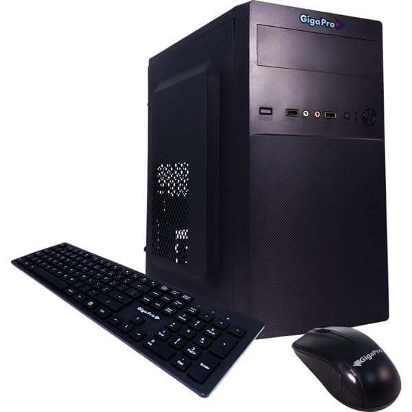 Computador Essencial Enem, Processador Dual Core de 2,0Ghz, Memória de 4GB, Armazenamento SSD 240GB, Windows 10 – com 400 aulas, GigaPro - CX 1 UN