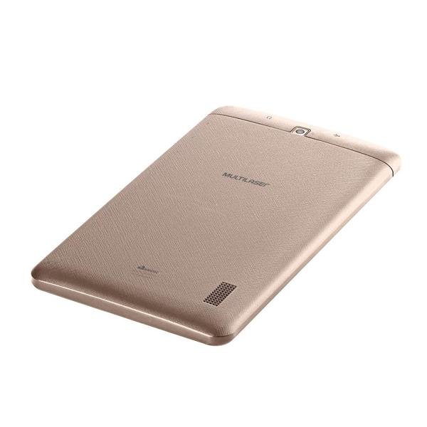 Tablet Multilaser M7, Memória de 32GB, Câmera Frontal de 2MP, Câmera Traseira de 2MP, Conexões Wi-Fi e 3G, Tela de 7", Dourado, NB362 - CX 1 UN