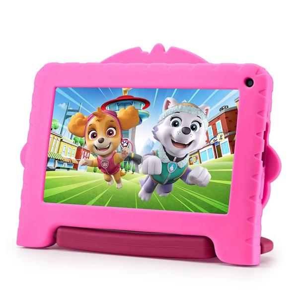 Tablet Patrulha Canina, 32GB de Memória, Android 11, Wi-Fi, Rosa, NB376, Multi - CX 1 UN