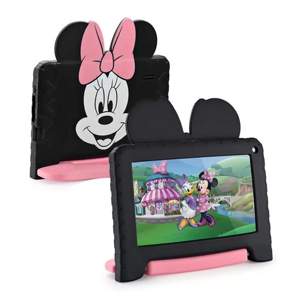 Tablet Disney Minnie, 32gb De Memória, Android 11, Wi-fi, Tela De 7", Nb368, Multi - 1 UN