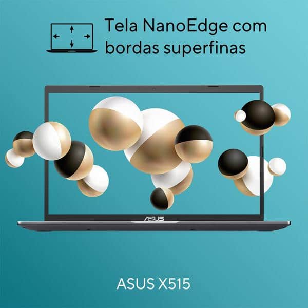 Notebook ASUS X515, Celeron Dual Core, 4 GB, 128 GB, Windows 11 Home, Grey, X515MA-BR933WS, CX 1 UN