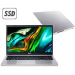 Notebook Aspire 3, A315-510P-34XC, Processador Intel Core I3, Windows 11 Home, 8GB de Memória, 256GB SSD de Armazenamento, Tela de 15.6, Acer - CX 1 UN CX 1 UN