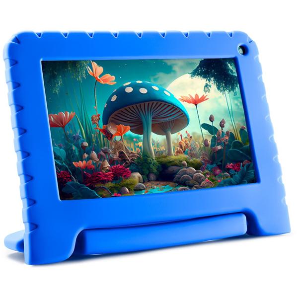 Tablet Azul, 64GB de Armazenamento, 4GB de Memória, Android 13, Wi-Fi, Tela de 7", NB410, Multi - CX 1 UN