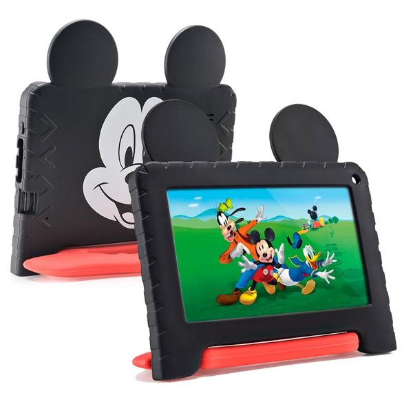 Tablet Disney Mickey, 64gb De Armazenamento, 4gb De Memória, Android 13, Wi-fi, Tela De 7", Nb413, Multi - CX 1 UN