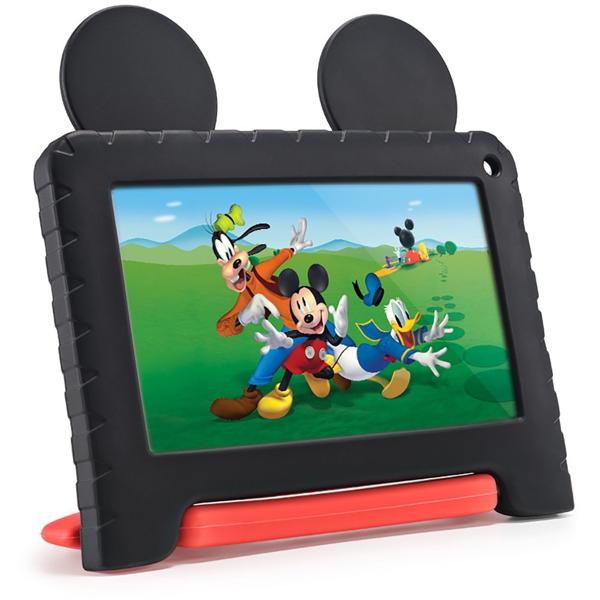 Tablet Disney Mickey, 64gb De Armazenamento, 4gb De Memória, Android 13, Wi-fi, Tela De 7", Nb413, Multi - CX 1 UN