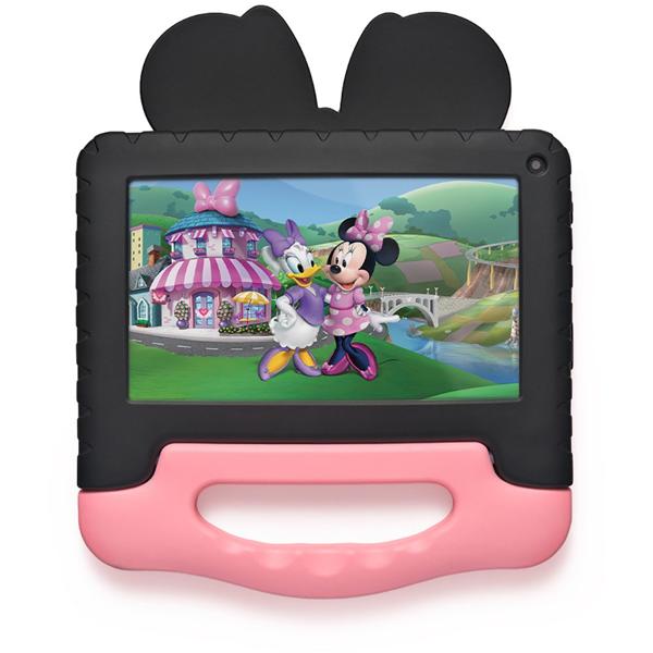 Tablet Disney Minnie, 64gb De Armazenamento, 4gb De Memória, Android 13, Wi-fi, Tela De 7", Nb414, Multi - CX 1 UN