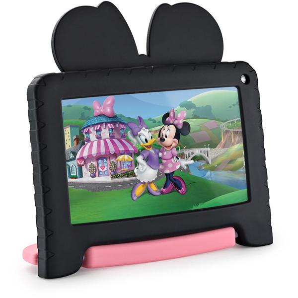 Tablet Disney Minnie, 64gb De Armazenamento, 4gb De Memória, Android 13, Wi-fi, Tela De 7", Nb414, Multi - CX 1 UN