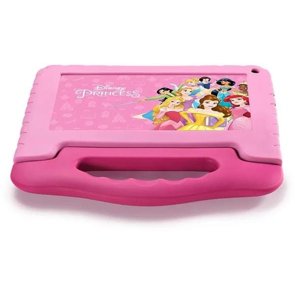 Tablet Disney Princesas, 64gb De Armazenamento, 4gb De Memória, Android 13, Wi-fi, Tela De 7", Nb418, Multi - CX 1 UN