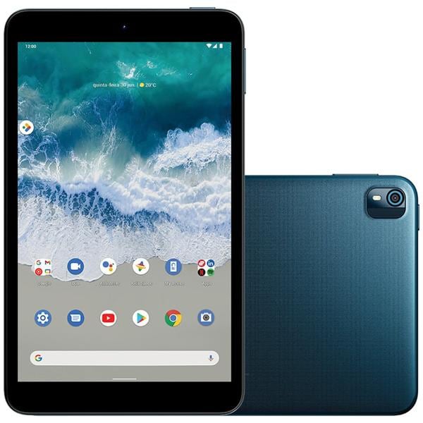 Tablet Nokia T10, 64GB de Armazenamento, 3GB de Memória, Android 12, Wi-Fi, Tela de 8", Azul, NK099, Nokia - CX 1 UN