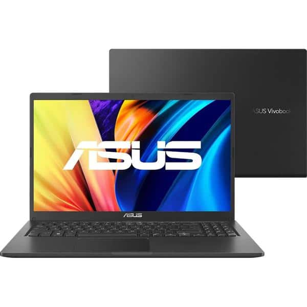 Notebook Asus Vivobook X1500EA, Processador Intel Pentium Gold 7505, 4GB de Memória, Armazenamento 128GB SSD, Windows 11 Home, com Microsoft 365 Personal*, Preto, Tela de 15,6", EJ4242WS, Asus - CX 1 UN