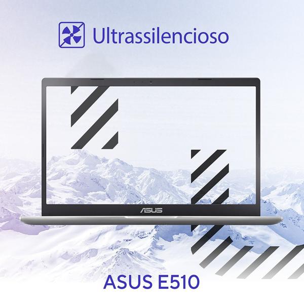 Notebook Asus E510MA, Processador Intel Celeron N4020, 4GB de Memória, Armazenamento 128GB eMMC , Windows 11 Home, Rosa, Tela de 15", BR1348WS, com Microsoft 365 Personal 12 Meses* - 1 UN