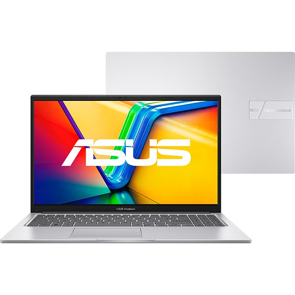 Notebook Asus Vivobook, Intel Core I5, 8GB de Memória, Armazenamento 256GB SSD, Windows 11 Home, Prata, Tela de 15,6", X1504ZA-RJ985W, ASUS - CX 1 UN