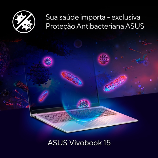 Notebook Asus Vivobook, Intel Core I5, 8GB de Memória, Armazenamento 256GB SSD, Windows 11 Home, Prata, Tela de 15,6", X1504ZA-RJ985W, ASUS - CX 1 UN