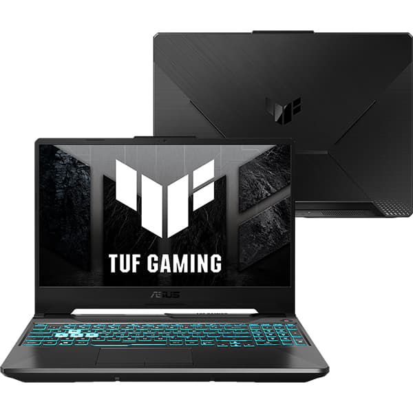 Notebook Gamer TUF Gaming A15, Placa de Vídeo Dedicada NVIDIA GeForce RTX 3050, AMD Ryzen 7, 16GB de Memória, 512GB SSD de Armazenamento, Windows 11, Tela de 15,6", Cinza, Asus - CX 1 UN