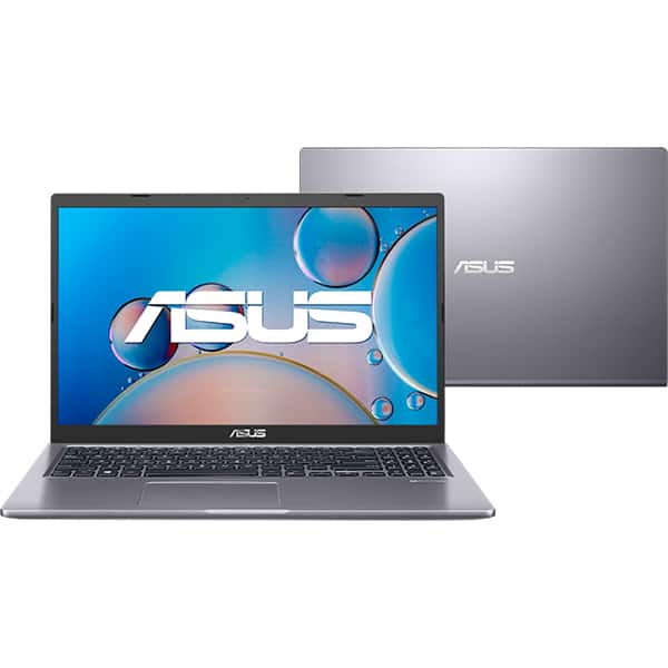 Notebook ASUS X515KA, Intel Celeron N4500 Dual Core, 4GB de Memória, Armazenamento 128GB SSD, Windows 11 Home, Tela de 15,6", Cinza, com Microsoft 365 Personal 12 Meses* ASUS – CX 1 UN
