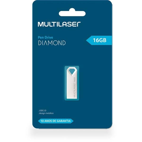 Pen Drive 16GB USB 2.0 Diamond metálico PD850 Multi - BT 1 UN