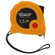 Trena plástica 7,5m c/2 travas 18T Western BT 1 UN Trena plástica 7,5m c/2 travas 18T Western BT 1 UN