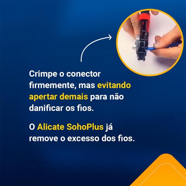 Alicate de crimpagem RJ45, 35030017, Furukawa - BT 1 UN