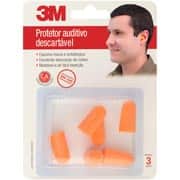 Protetor auricular descartável 3M PT 3 UN