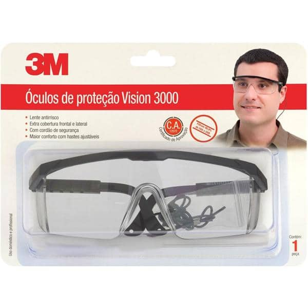 Óculos de proteção Vision, 3000 i, HB00429644, 3M - BT 1 UN