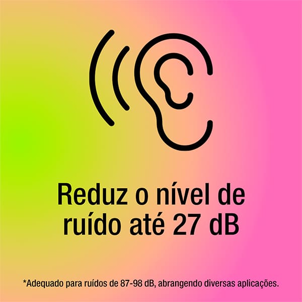 Abafador de ruídos Peltor Kids verde HB00483216 3M CX 1 UN