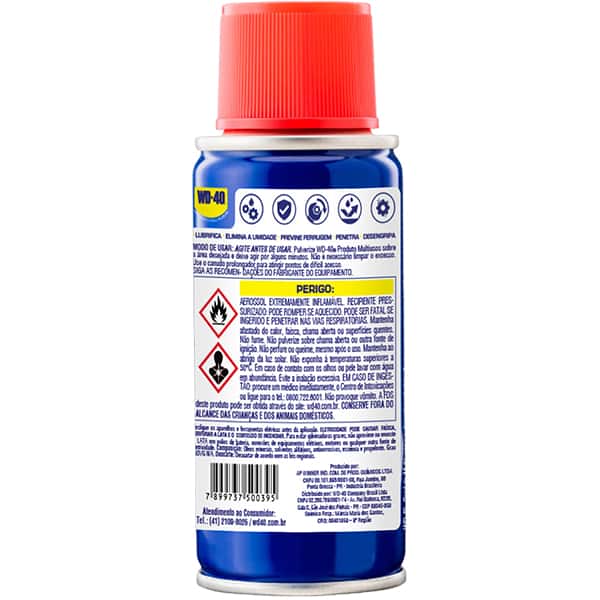 Lubrificante multiuso tradicional, 100ml, 272957, WD-40 - PT 1 UN