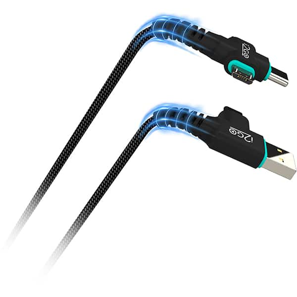 Cabo 6 em 1: Lightning + USB + USB Tipo-C + Micro USB, 1,5m, Preto, PROCBL025, I2Go - CX 1 UN