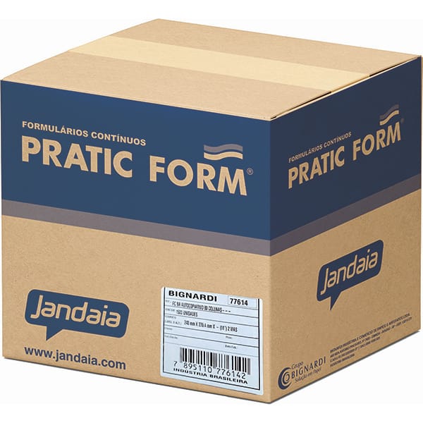 Formulário branco razão cop. multi vias 240x280mm 77614 Bignardi PT 1500 UN