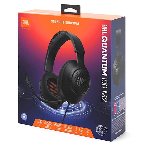 Headset Gamer sem fio, Quantum 100 M2, P2, Preto, 58035041, JBL - CX 1 UN Headset Gamer sem fio, Quantum 100 M2, P2, Preto, 58035041, JBL - CX 1 UN
